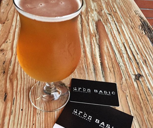 urbn gift cards and a pint of beer